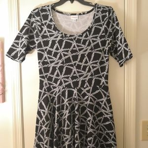XL LuLaRoe Nicole Fit & Flare Dress